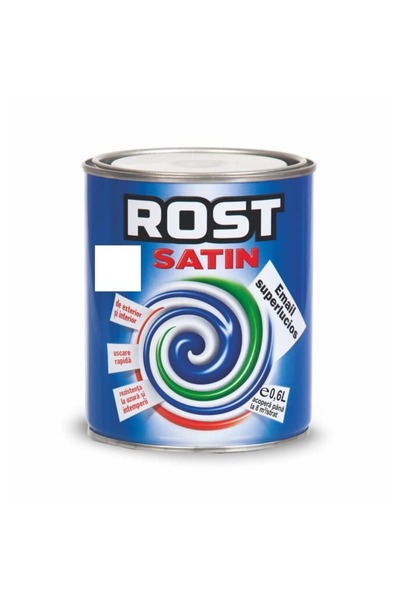 Z-Tools Vopsea alchidică pentru lemn/metal, Rost Satin, pentru interior/exter...