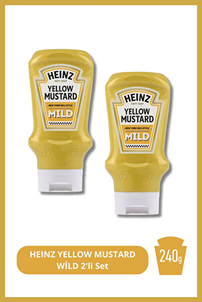 Heinz Hardal Sos (Yellow Mustard) 240 g 2'li Set
