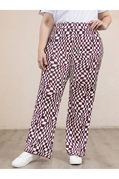 FridayIn Casual Printing Plus Size Bottoms
