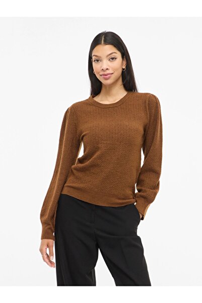 VILA Strickpullover VIMABLE Rundhals