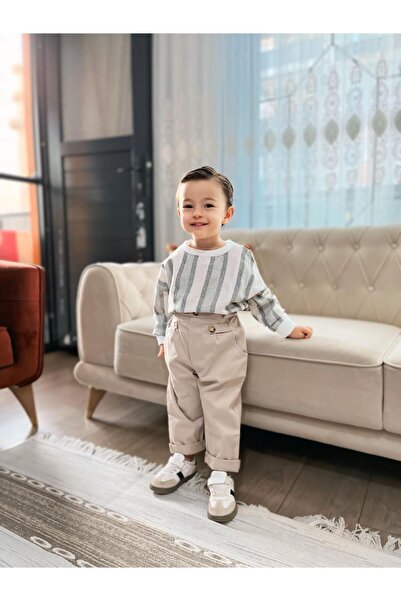 favorimkids Children's Suit Striped Cotton 1-4