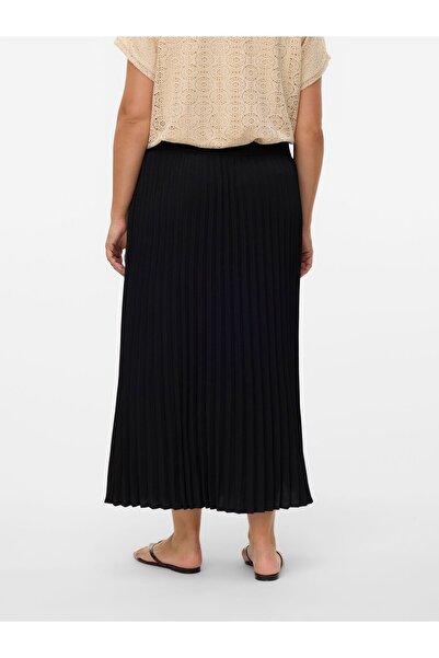 Veromoda Curve Rock VMCALVA Hohe Taille Langer Rock