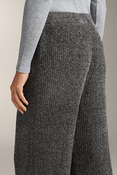 Oysho Cable knit flare trousers