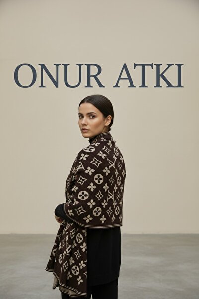 Onur Etol - New Collection Wide Shoulder Neckerchief Winter Thick Product Double-Sided Woven Fabric Legend Store