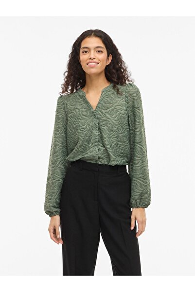 VILA Hemd VIFINA Langarm