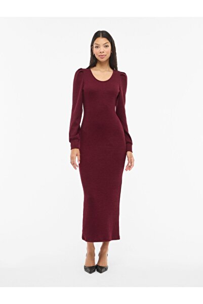 VILA Maxikleid VIRAFFI V-Ausschnitt