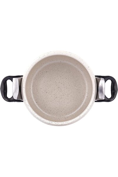 ALSAIF Al Saif Aluminum Granite Pressure Cooker Size: 5Liter, Color: Pearl White