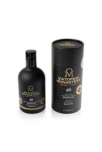 Holy Great Monastery of Vatopedi Mount Athos Extra Virgin Olive Oil 500 ml - Vatopedi Monastery, Mount Athos (2024/2025)