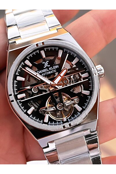 Daniel Klein Automatic Moonlight and Sun Dial Wristwatch with Bracelet Gift 3 Atm Men's Wristwatch Fdk.14268.K3