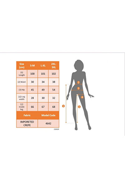 GENCULUS Women's High Waist Front Chain Detailed Imported Crepe Trousers