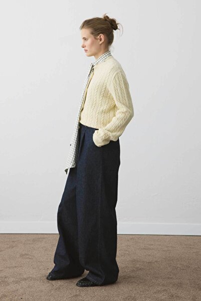 Hooopstore Hair Knitwear Butter Yellow Cardigan