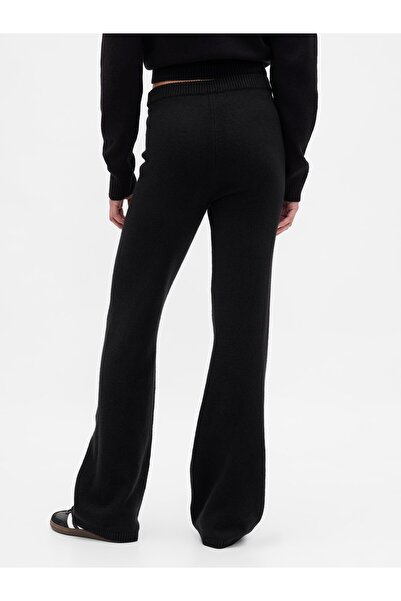 GAP Kadın Siyah CashSoft Boot Triko Pantolon