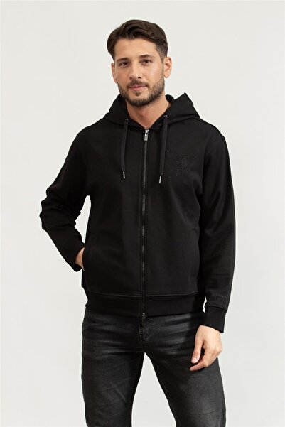 Armani Exchange Erkek Fermuarlı Sweatshirt