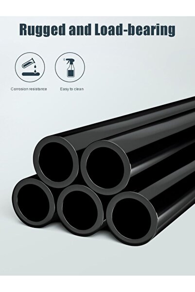 Miskat Trading Metal Hat & Coat Rack with 8 Hooks — 5-Tier Free-Standing Shoe Rack (Carbon Steel)