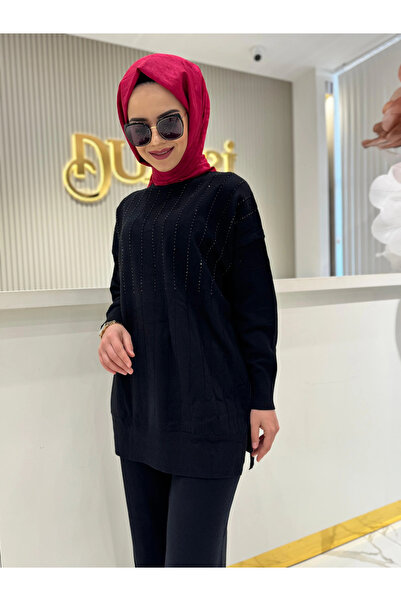 FUAT GÜRSEN Beaded Knitwear Set