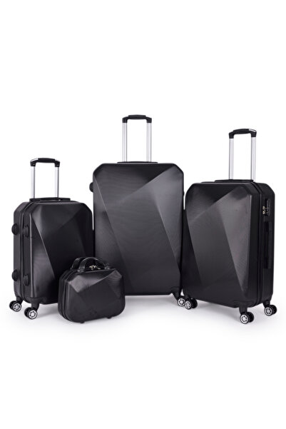 LİMRA A travel bag set consisting of 4 luggage bags of various sizes, made of strong and lightweight materials.