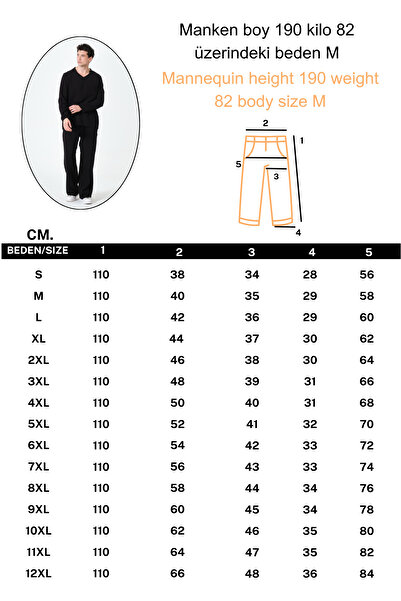 RELAXL S-10Xl Muslin Fabric 100% Cotton Loose Black Pajama Set