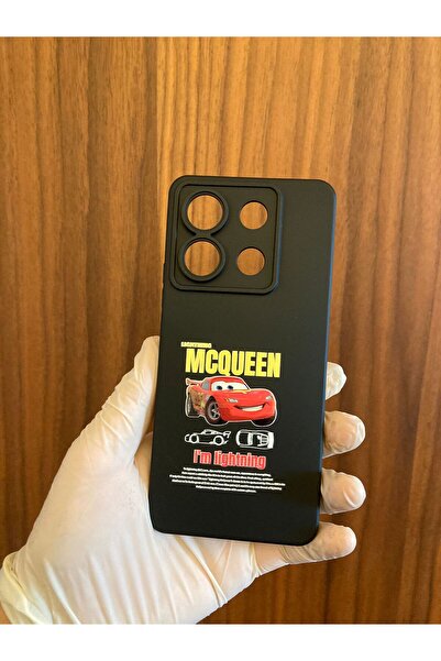 Newon Xiaomi Redmi Note 13 Pro 4g Mc Queen Lightning Printed Silicone Phone Case Cover