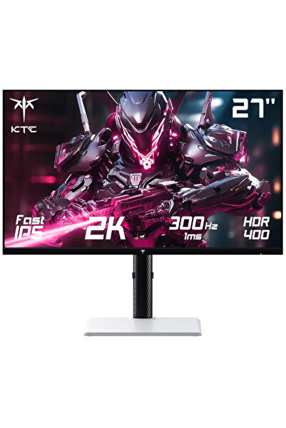 KTC 27″ H27E6 300Hz (320 OD) 1Ms 2K Fast IPS Pivot Gaming Monitör