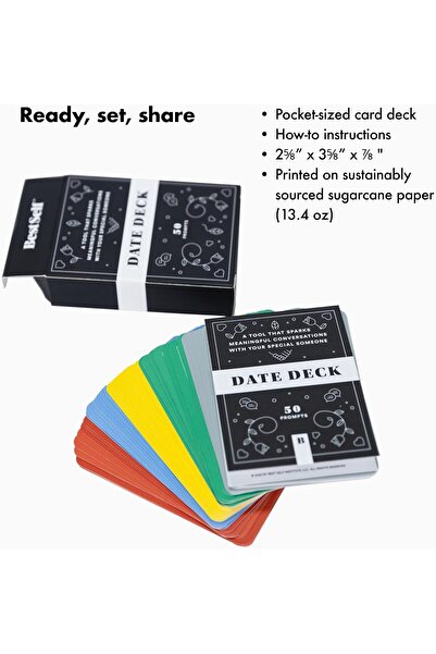 Generic Date Deck by Best Self Co - Conversation Prompts (50 Cards)