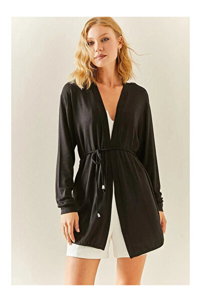 GENCULUS Women's Long Sleeve Lace Detail Cardigan