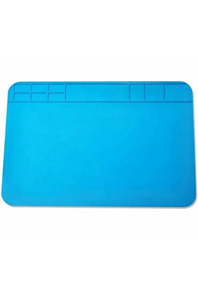 zola Silicone mat for soldering, resistant to high temperatures and deformation, 30x20 cm, blue