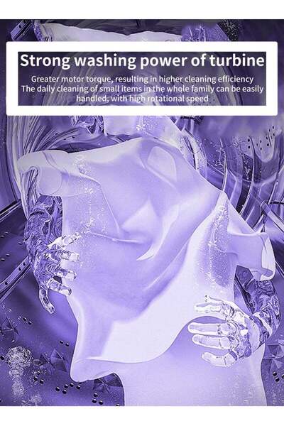 X SPRING Portable washing machine,Mini Washer,9 L upgraded large capacity foldable Washer