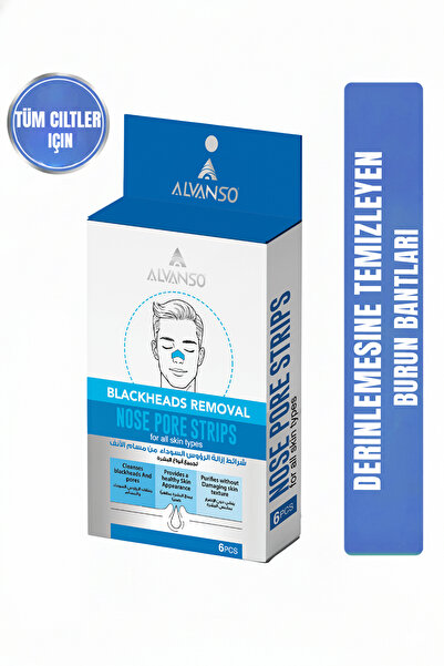 ALVANSO Nose Patch Siyah Nokta Ve Gözenek Için Temizleyici Burun Bandı 6’lı –...