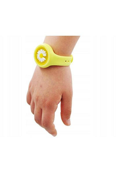 MaffStuff MaffStuff® Yellow Flower Kids Mosquito Repellent Bracelet with LED and Adjustable Aromatherapy