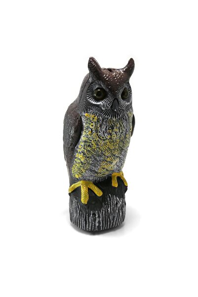 Strend Pro Decorațiune solară de grădină cu bufniță și ochi iluminați, 41 cm