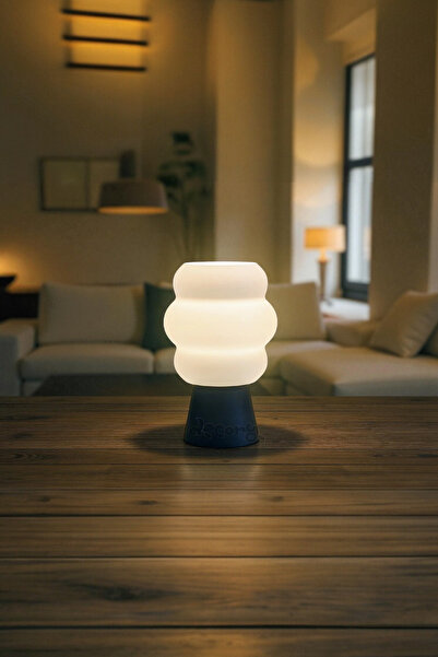 decory Pinterest Style Cozy Lampshade Table Lamp, Stylish Simple Table Lamp (Bioplastic) E27