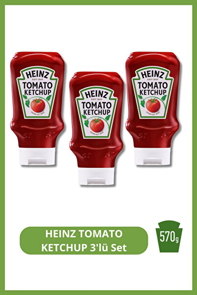 Heinz Ketçap 570 GR 3'Lü Set