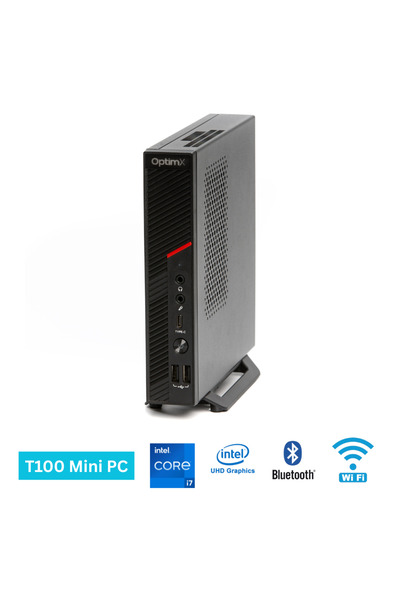 OptimX T100 H610 Mini PC i7-14700 32GB 1TB SSD Wi-Fi Bluetooth Intel UHD
