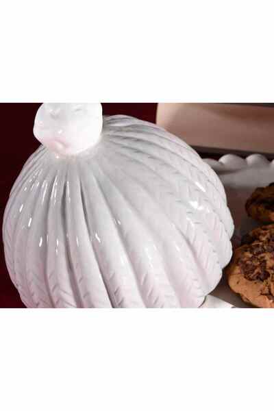 Ajoy Deco Store Gray Holiday Mini Plate With Cover