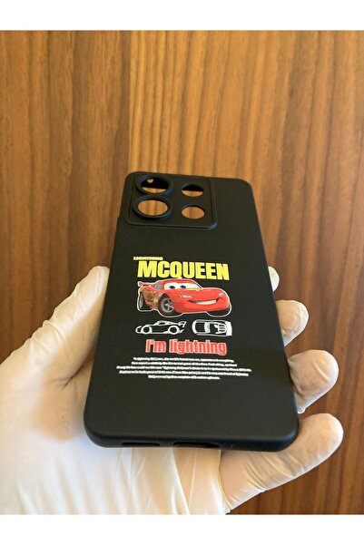 Newon Xiaomi Redmi Note 13 Pro 4g Mc Queen Lightning Printed Silicone Phone Case Cover