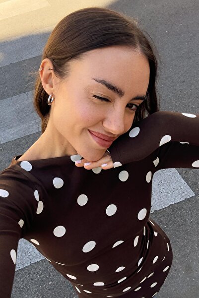 Bershka Long sleeve asymmetric T-shirt