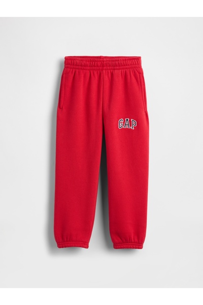 GAP Erkek Bebek Kırmızı VintageSoft Logo Jogger Eşofman Altı