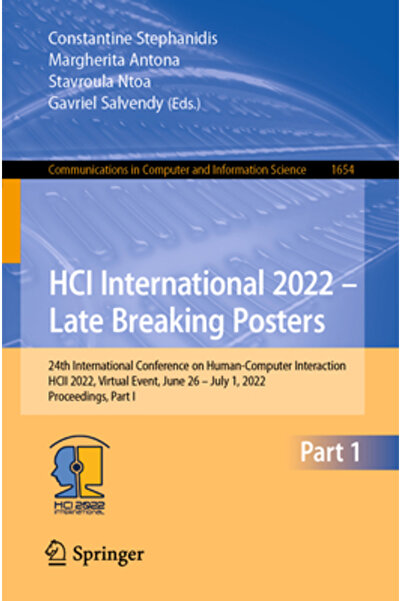Springer Nature Hci International 2022 - Postere de ultimă oră: A 24-a Confer...