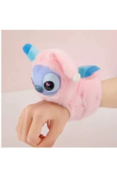 OEM Jucărie de Pluș Stitch cu Mișcare de Codiță și Brățară, 16 cm – Figurina ...