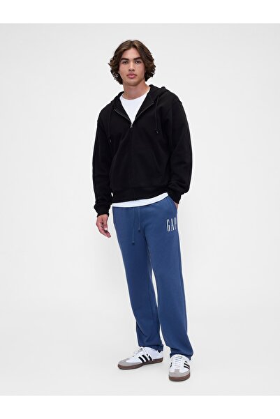 GAP Erkek Mavi Logo Straight-Leg Eşofman Altı