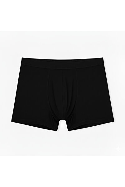 Coral Wears Black Modal Boxer