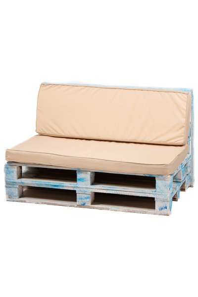 Reblonix Set of straight mattresses for garden furniture with vipusca - Backrest 120/50 - Seat 120/70, thickness 10 cm