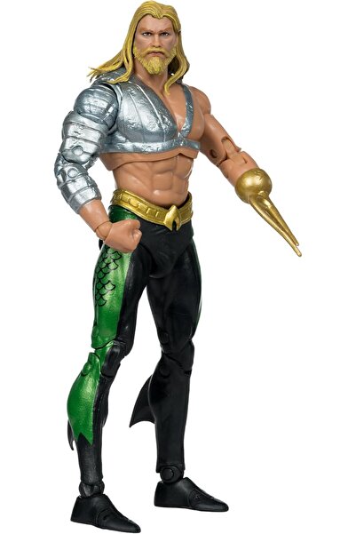 Generic Buildable Aquaman Figure (JLA) - DC Multiverse by McFarlane Toys, 17.8 cm