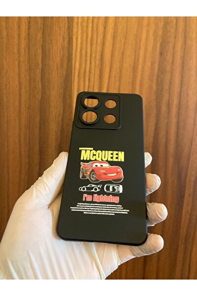 Newon Xiaomi Redmi Note 13 Pro 4g Mc Queen Lightning Printed Silicone Phone Case Cover