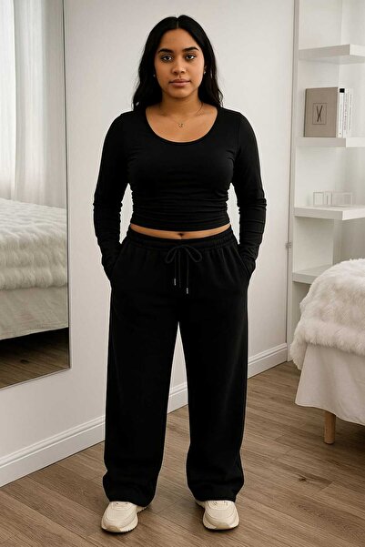 SERYY MODA ΧΕΙΜΕΡΙΝΟ Παντελόνι Φόρμας Υψηλής Ποιότητας, Χαλαρής Εφαρμογής, Εύ...