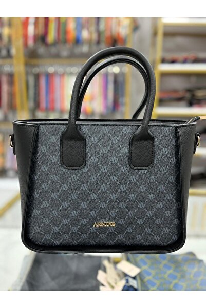 Armine Τσάντα Μαύρη με κουκκίδες AR41901