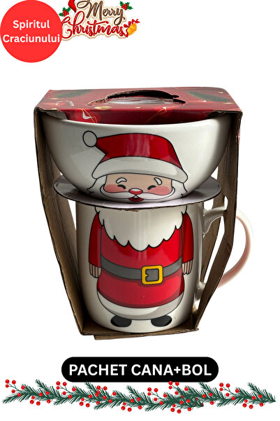 wei SET CANA+BOL CERAMICA DE CRACIUN