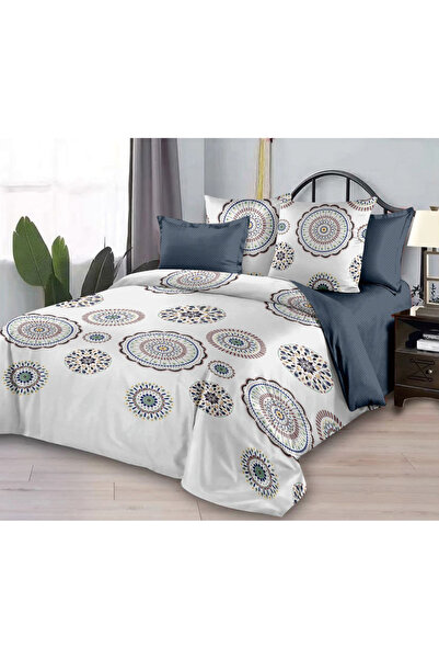 Inovius Fine Cotton Bed Linen 6 Pieces with Elastic - PUC49