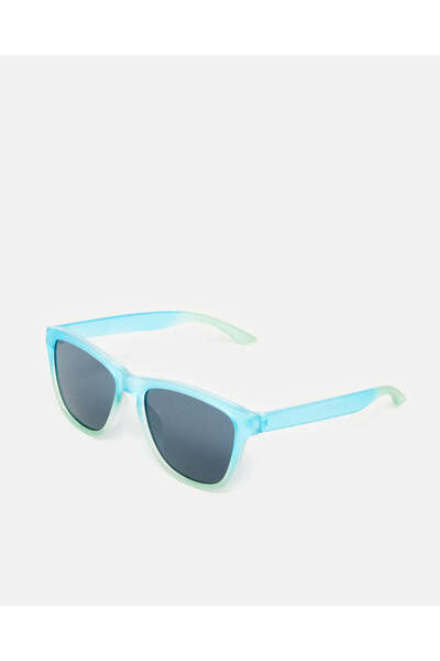 REDTAG Boys Blue Wayfarer Sunglasses With Printed Case (2 Piece)