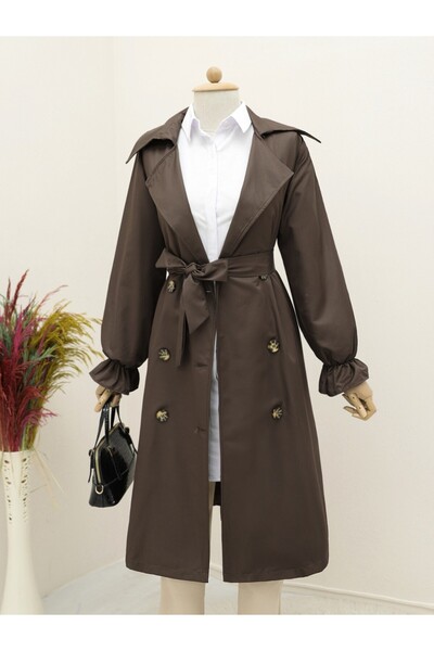 HİJABAYA Καπαρντίνα με ελαστικό μανίκι με ζώνη τσέπης